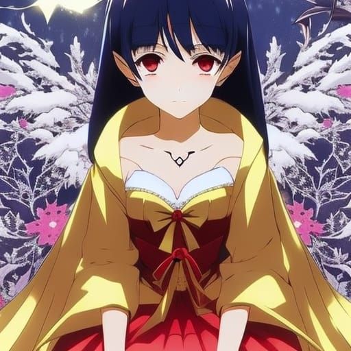 Snow White in Anime Style