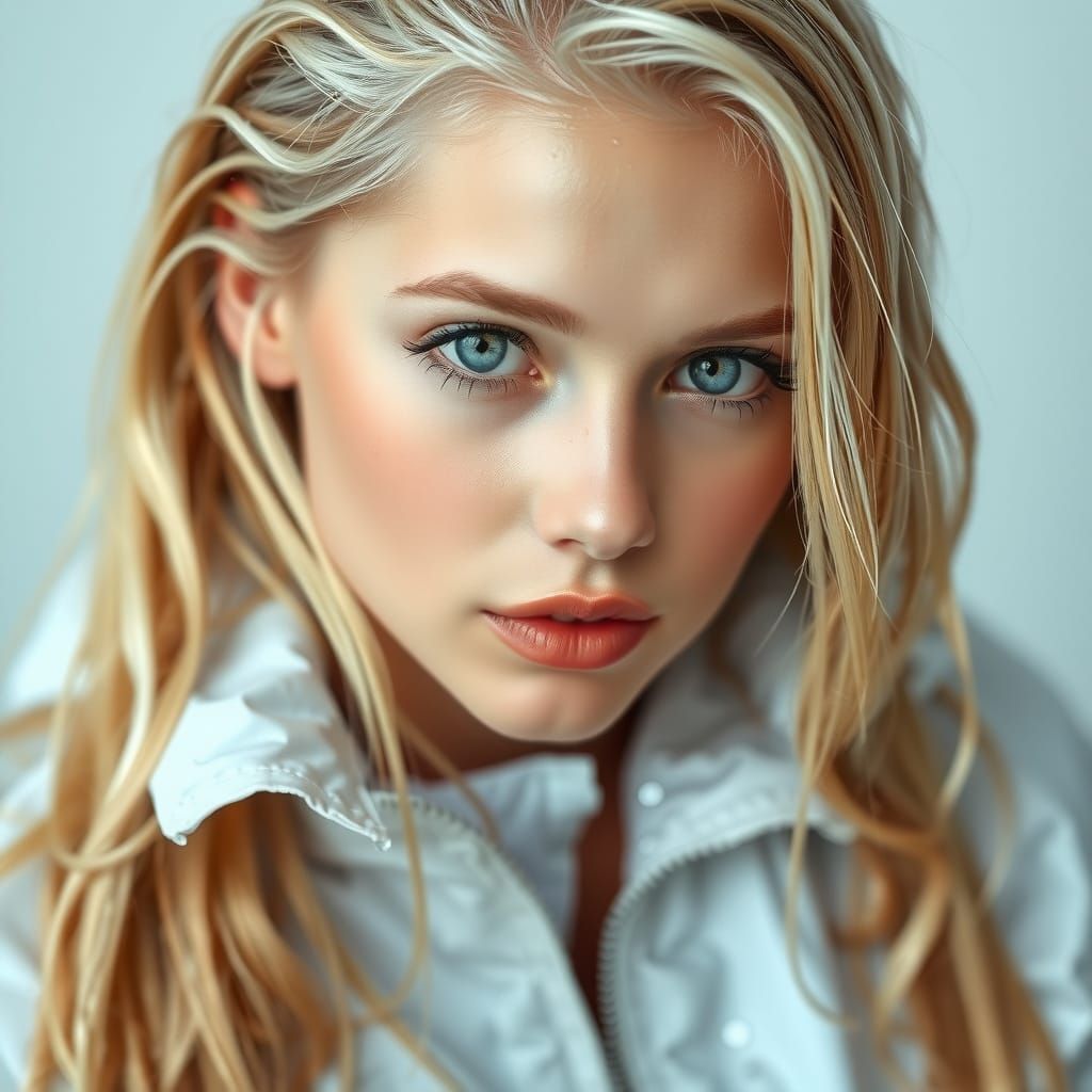 Ethereal Platinum Blonde Goddess