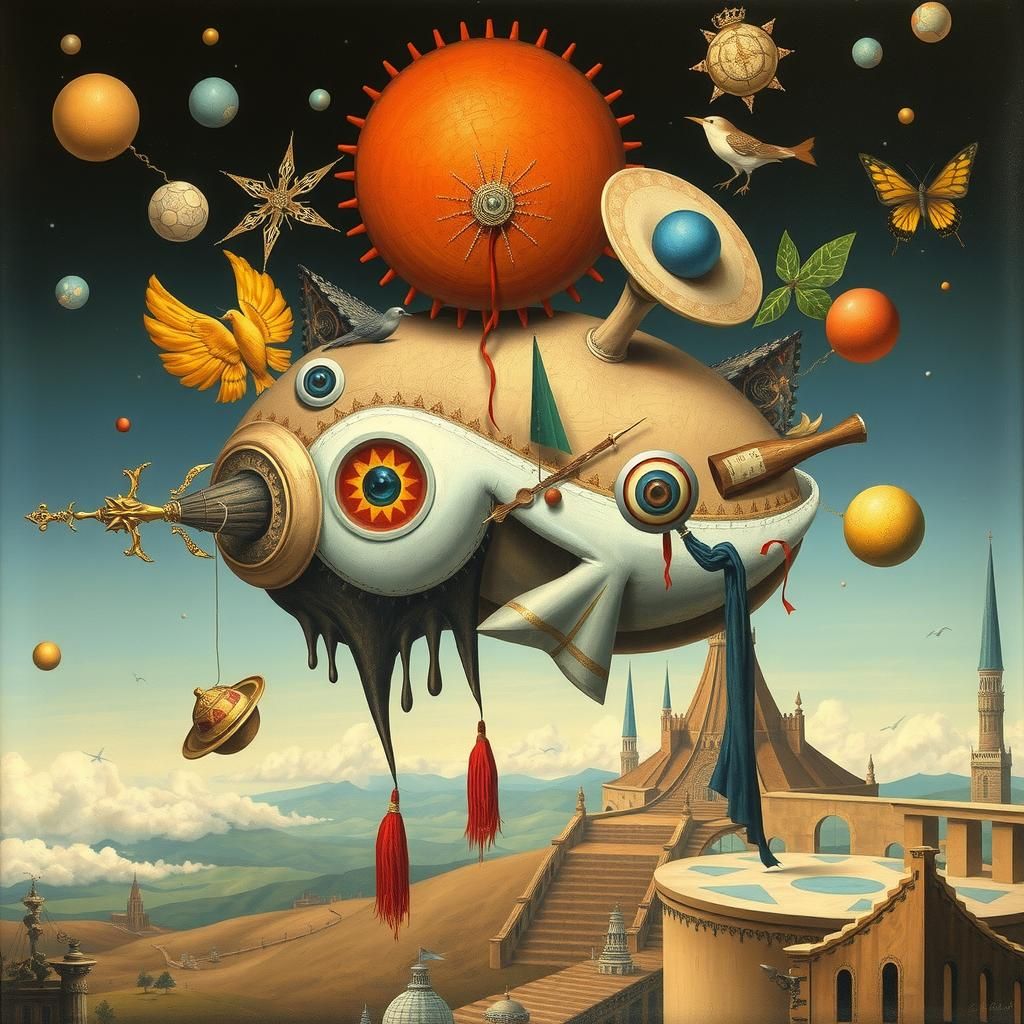 Surrealist Vision in Salvador Dali's Style
