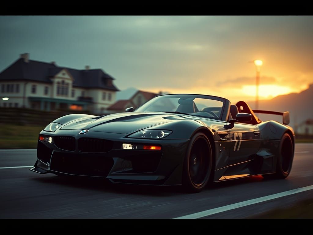 BMW Z3 Zagato Batmobile Concept in Bavaria