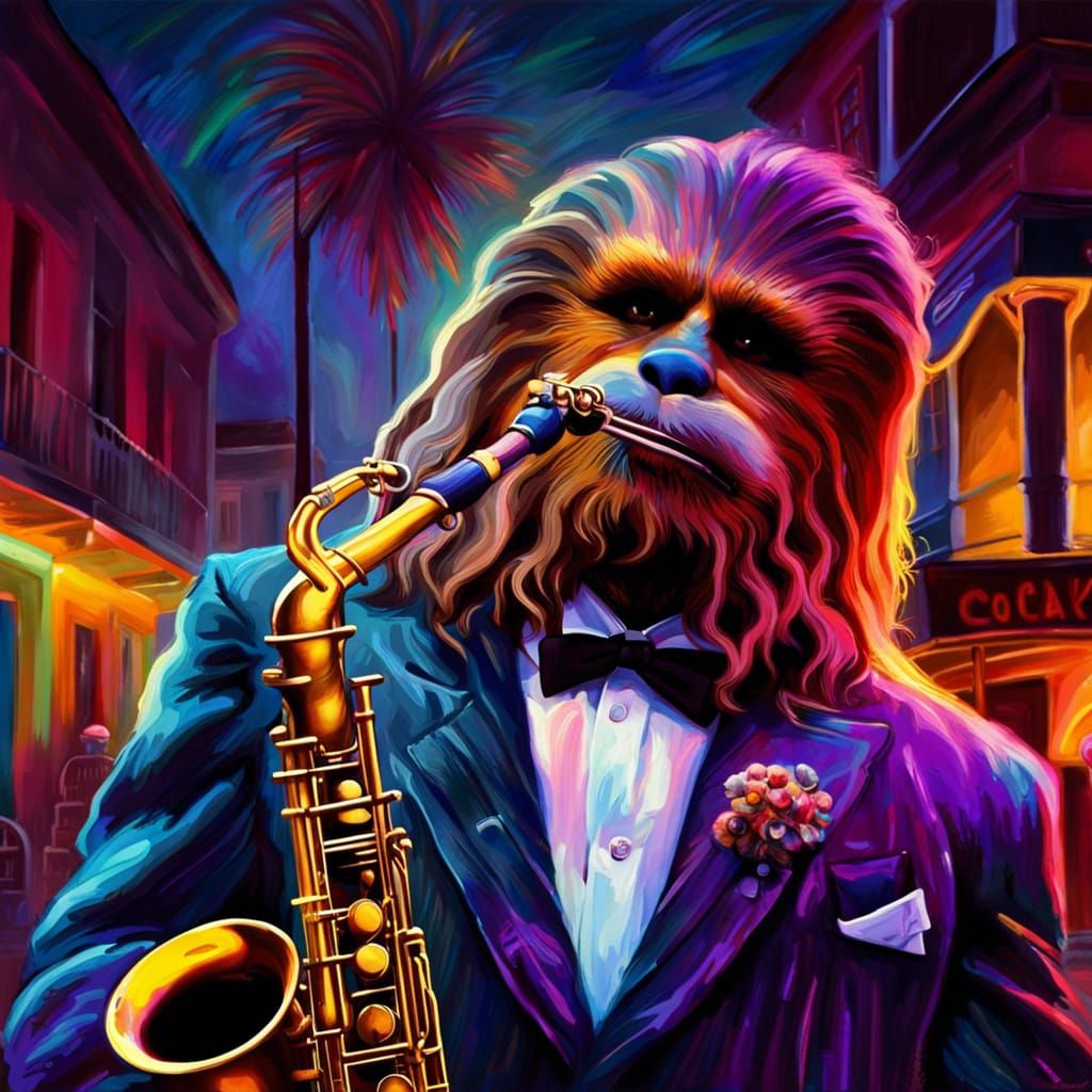 Chewbacca in New Orleans