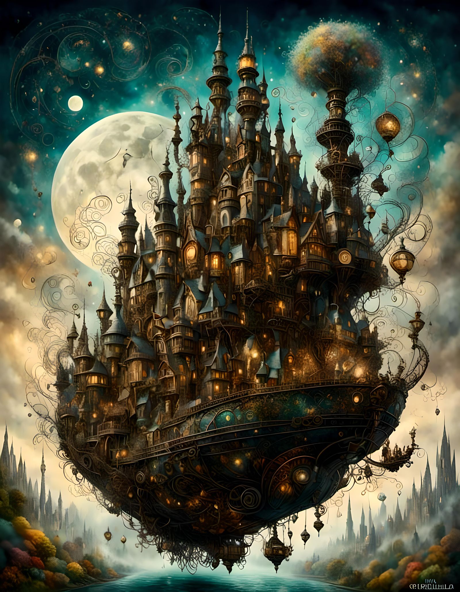 AI Generated Airship Design with LoRA Models