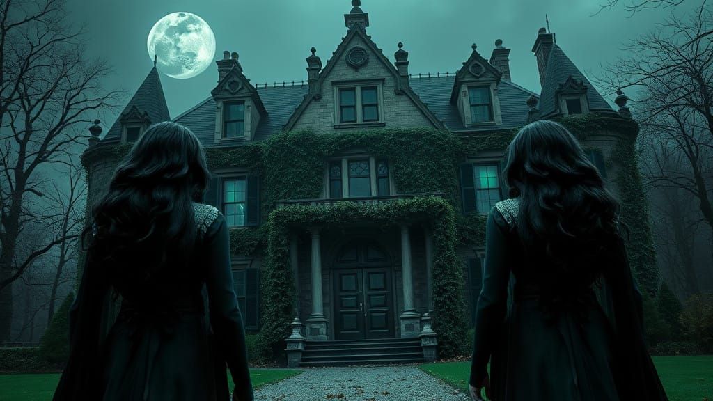 Ethereal Vampire Sisters Claim Van Helsing House Lair