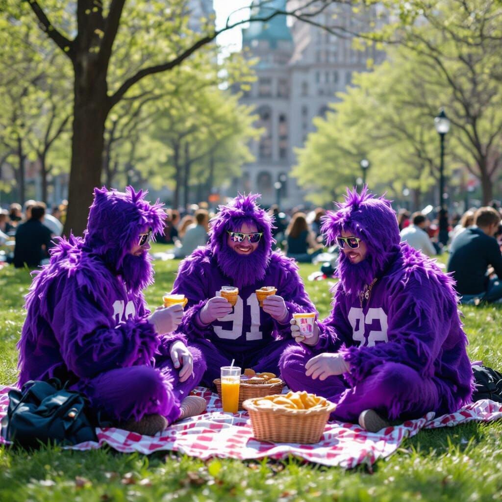 Purple People Eaters Picnic in Philadelphia