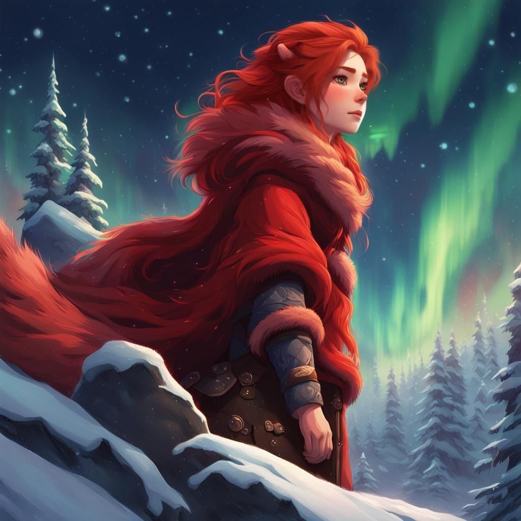 Anime Northern Princess Protected by Bear