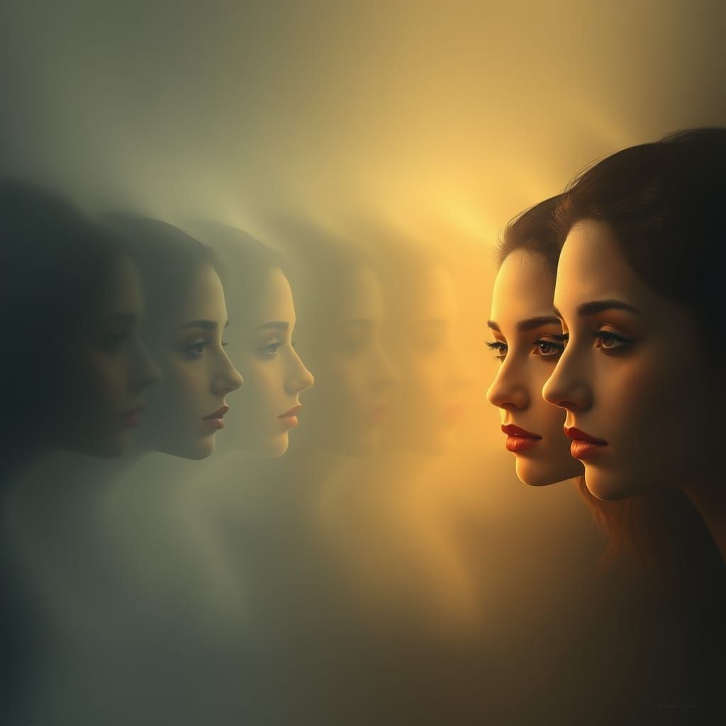 Dreamlike Female Portraits in Ethereal Transformation