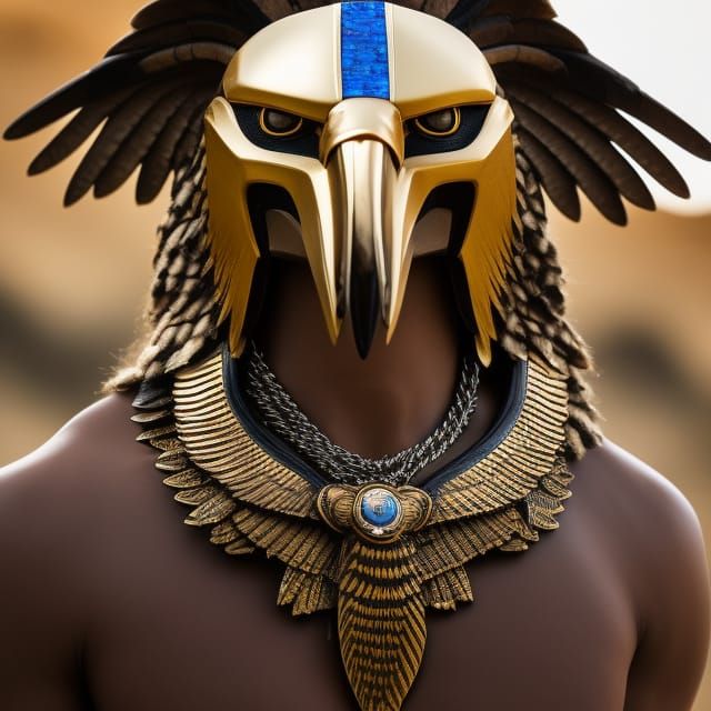 Hawk Warrior God in Ancient Egypt