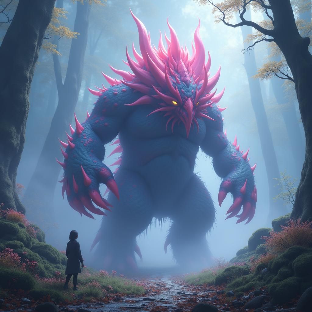 Pokemon 654 Elemental Giant in Fantasy Realm