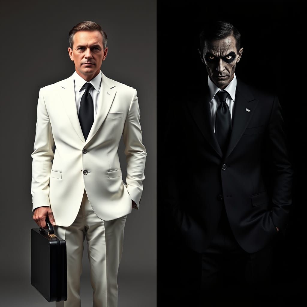 Divided by Darkness: A Tale of Two Selves