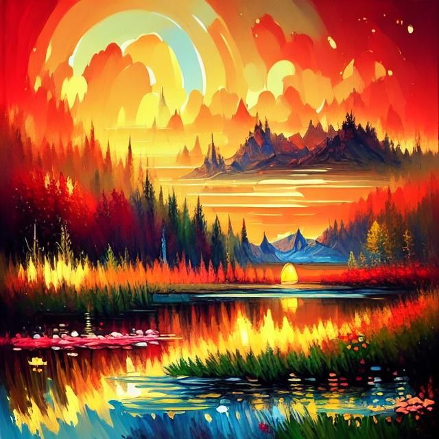 Intimate Impressionist Painting of Couple on Sofa