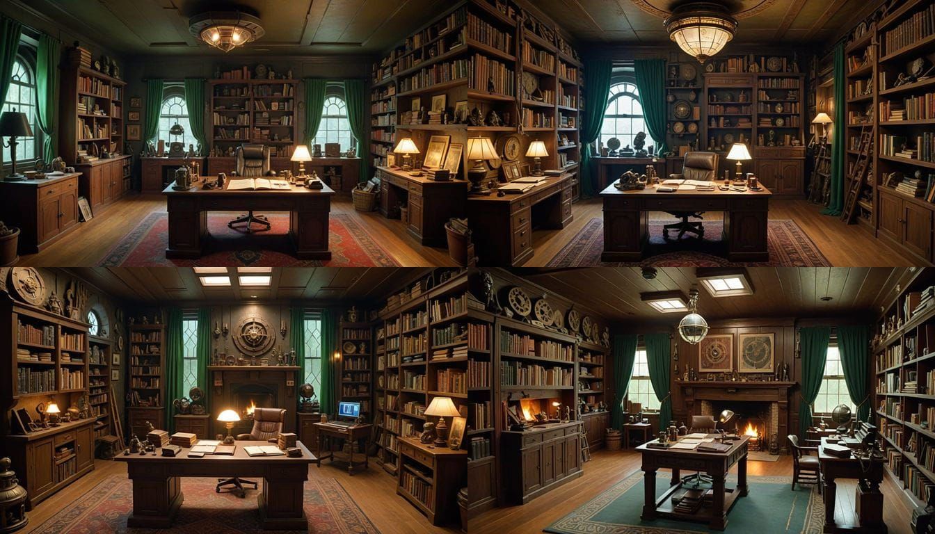 Star Wars Adventurers' Lodge in Dark Academia Style