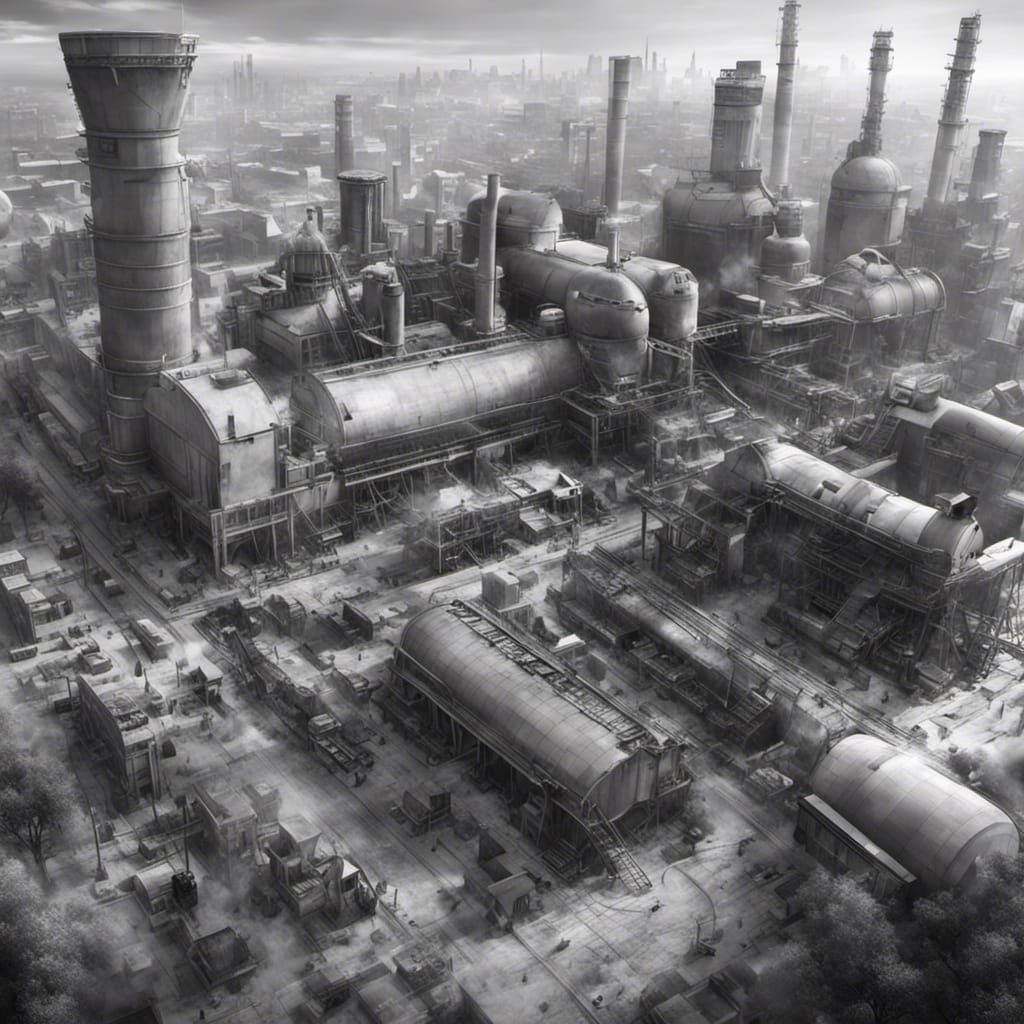 Industrial Revolution: A Photorealistic Concept Art Piece