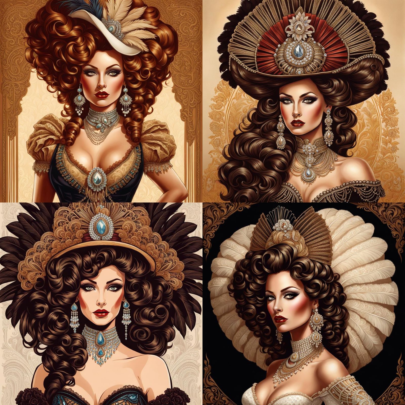 GLAMOROUS Wild West Showgirls