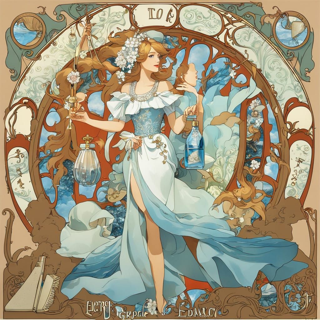 Elegance of Amber and Gold: Faceted Crystal Vase with Topaz....