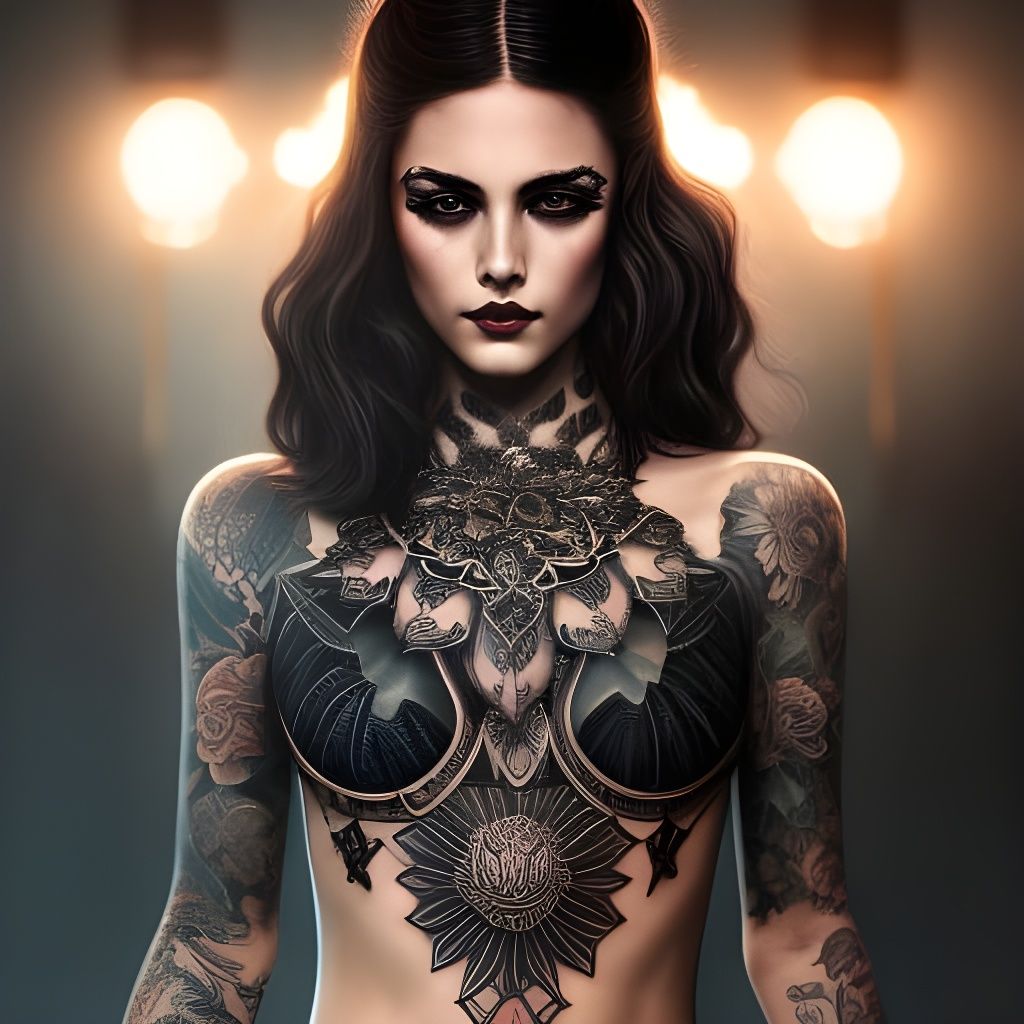 punked beauty tattoo