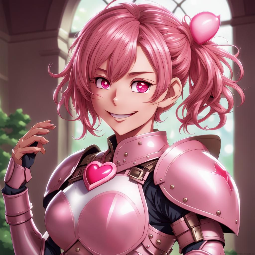 Hollyberry Cookie as Anime-Style Human Warrior