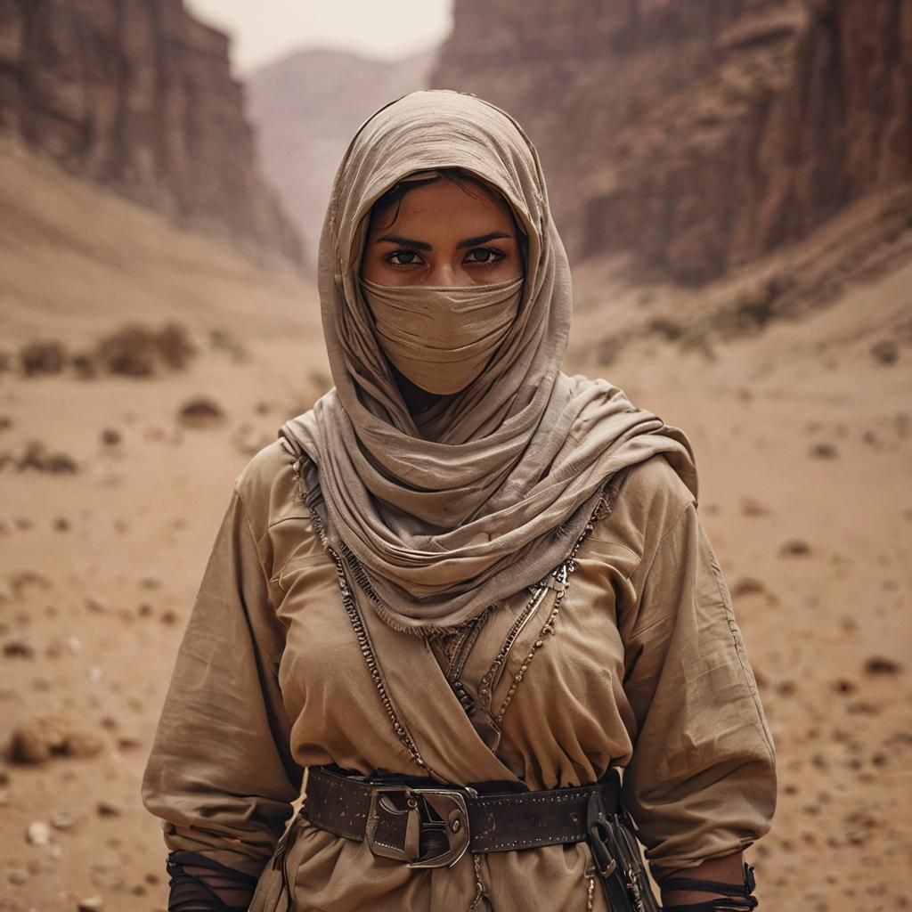 Wasteland Survivor: A Cinematic Desert Portrait