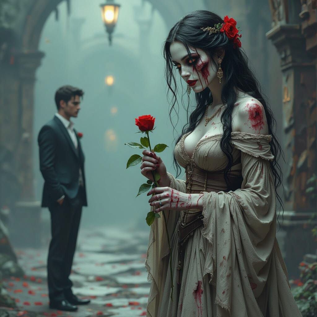 Zombie Goddess Longing for Love