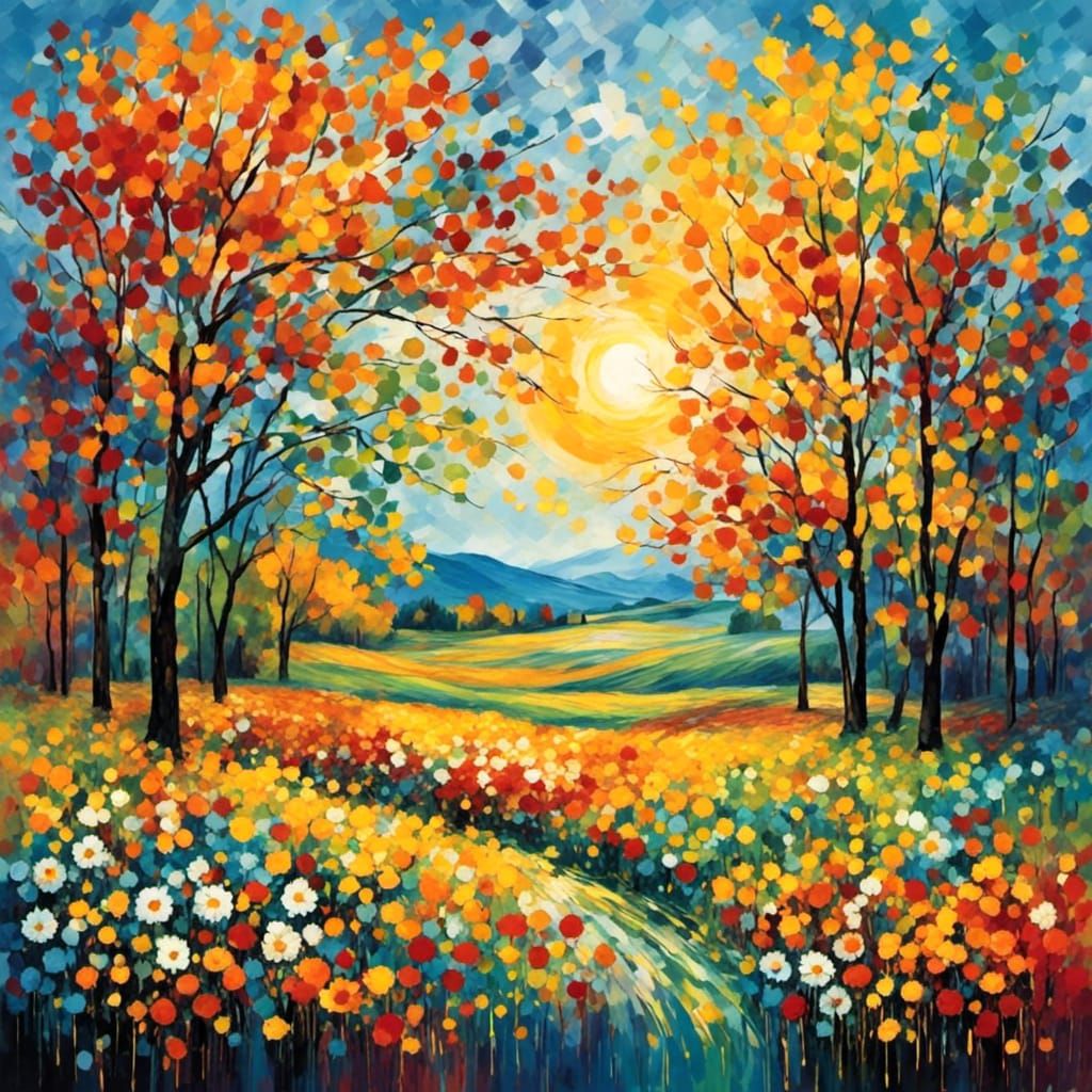 Vibrant Masterpiece Monday Digital Painting