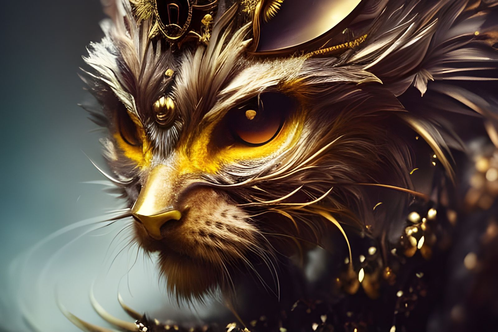 Golden cat  I