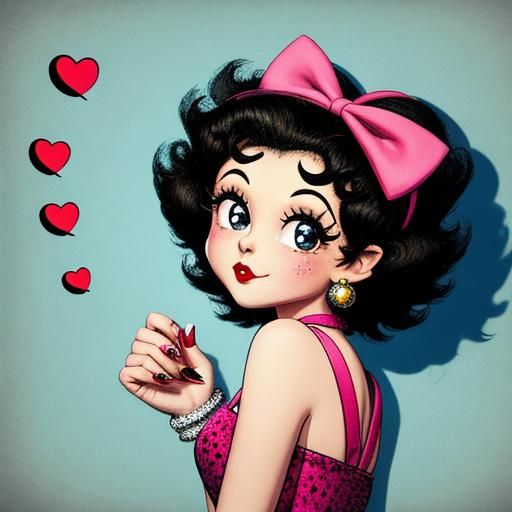 Betty Boop Cartoon Character Illustration