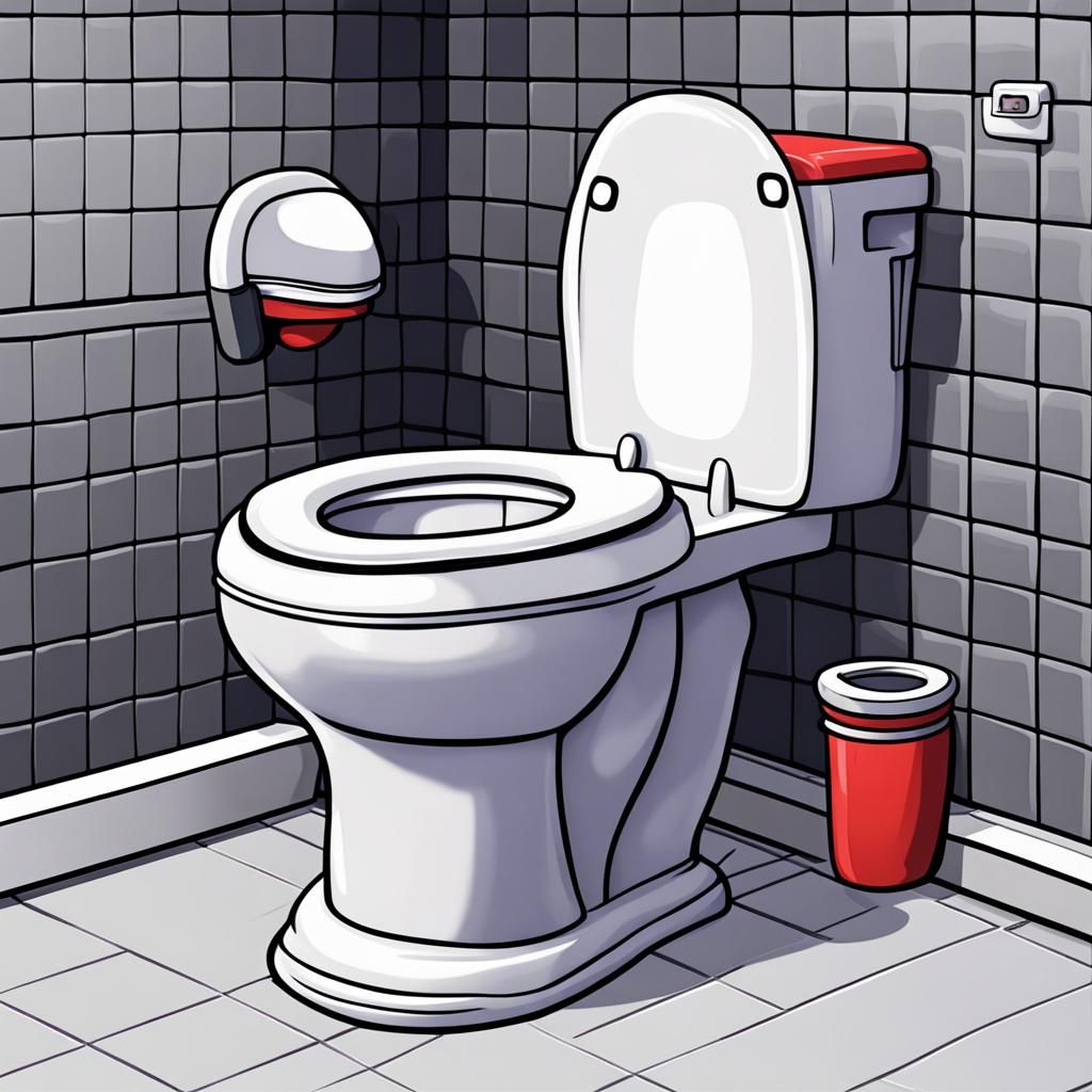 Surreal Among Us Skibidi Toilet Meme