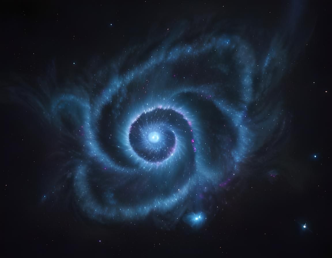 Coronal Mass Ejection in Electric Blue Plasma