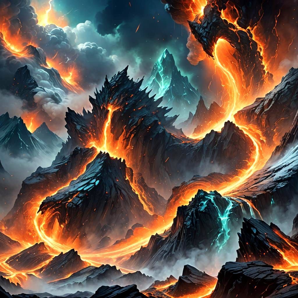 Mesmerizing Mercury Mountain with Stunning Visual Effects