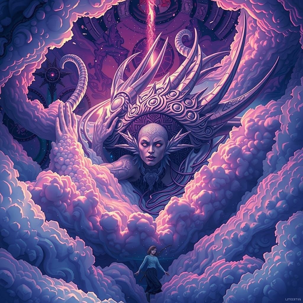 Dark Fantasy Concept Art in Unreal Engine Style