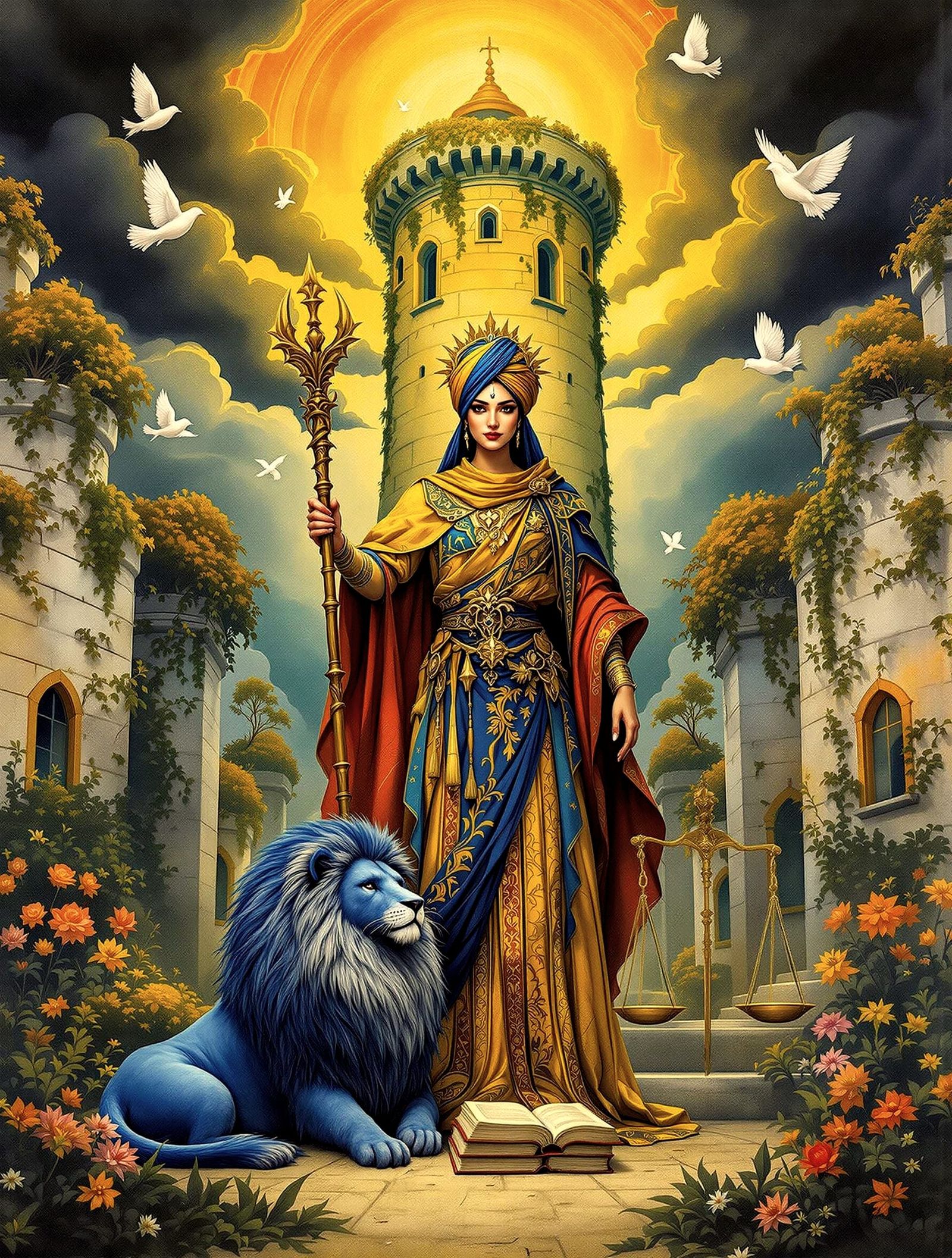 Tarot de Marseille - E 08 - The Justice [12 Gou+]