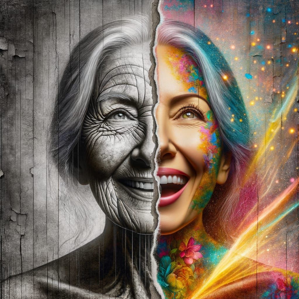 Transformation: From Monochrome to Vibrant Vitality