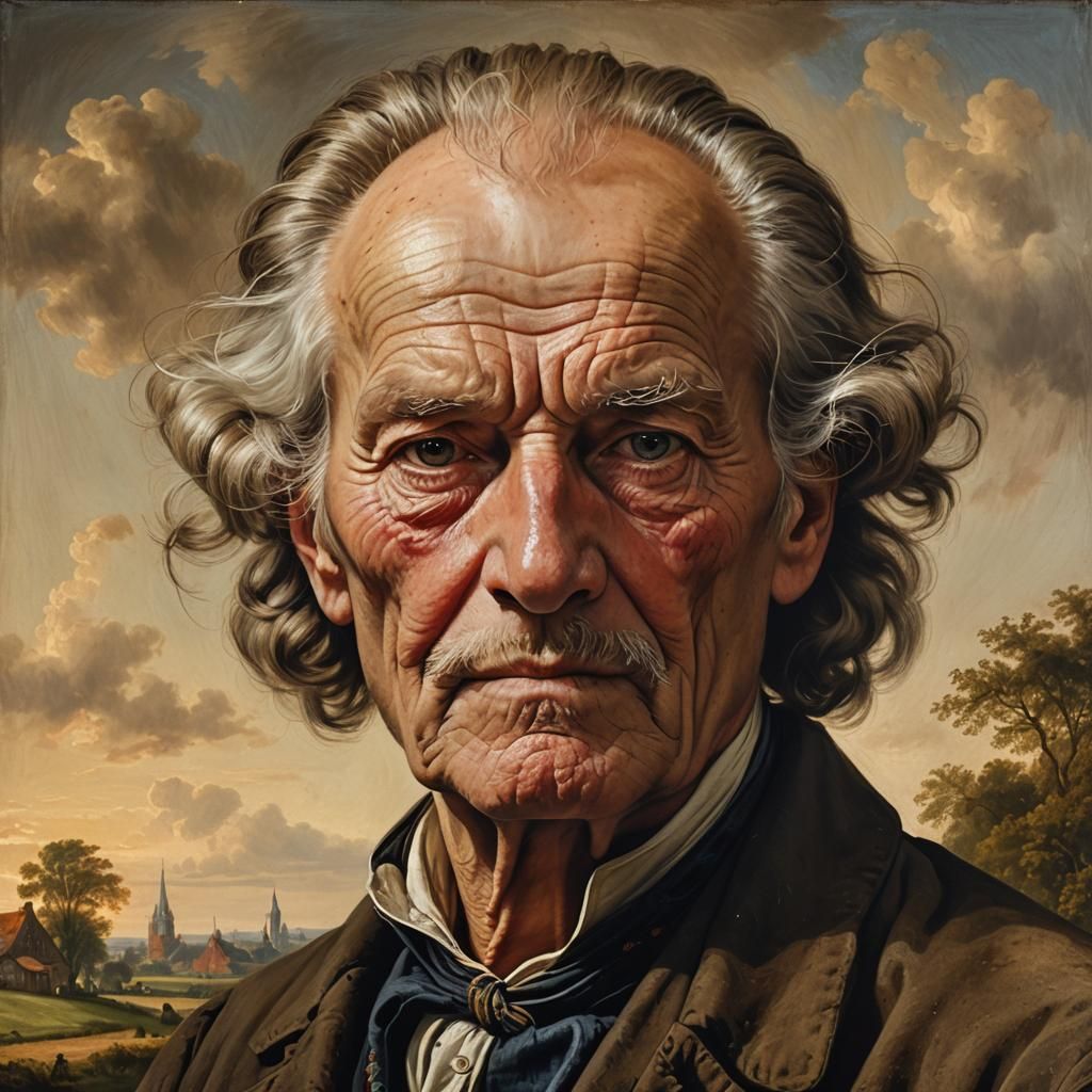 Dutch Golden Age Portrait in Baroque Realism