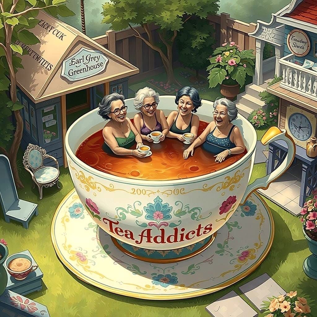 Whimsical Tea Party in a Teacup Spa