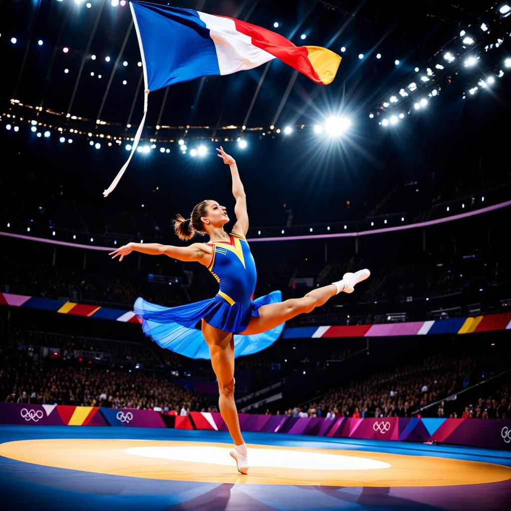 Romanian gymnast at the Olympics