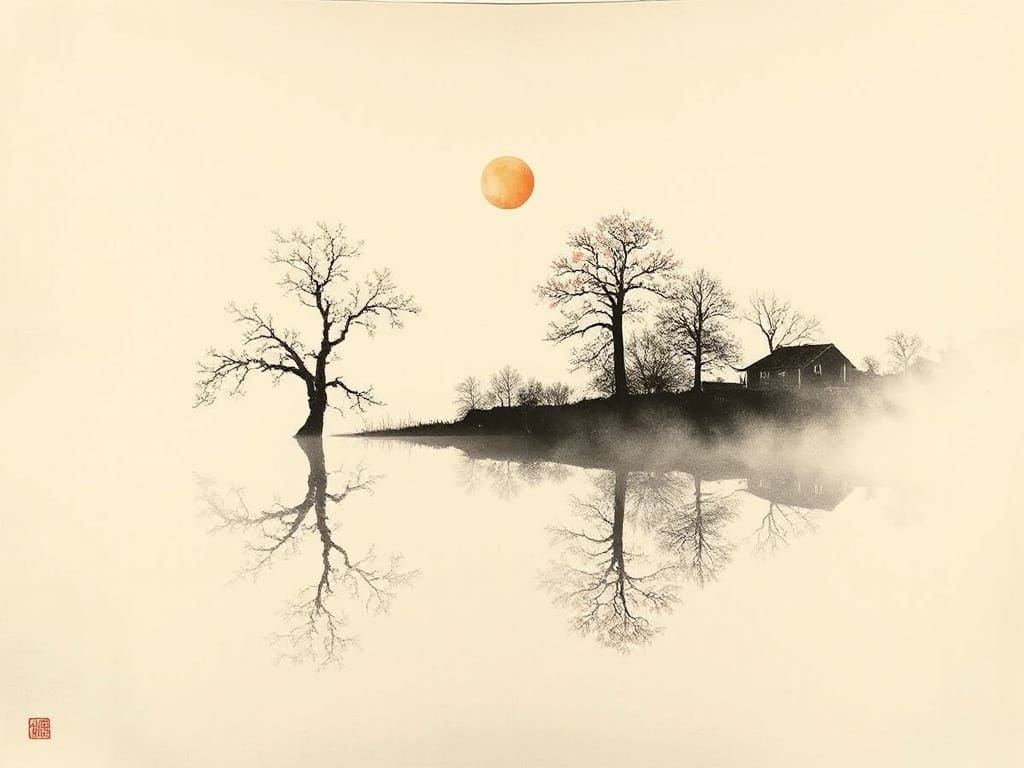 minimalist landscape