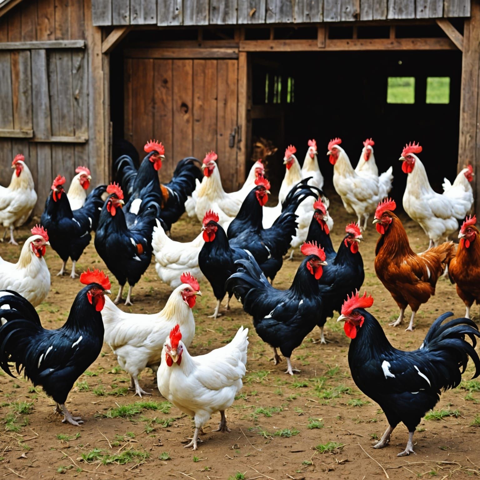 Farm Animals Dance in a Joyful Celebration