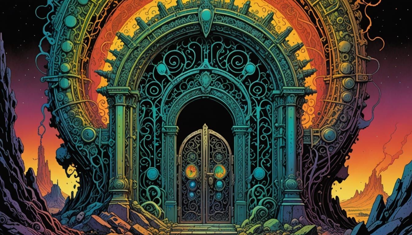 Gates of Hell Revealed in Vibrant, Ultra-Detailed Art
