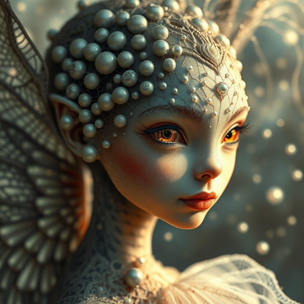 An Ethereal Vision in Filigree and Silken Lace