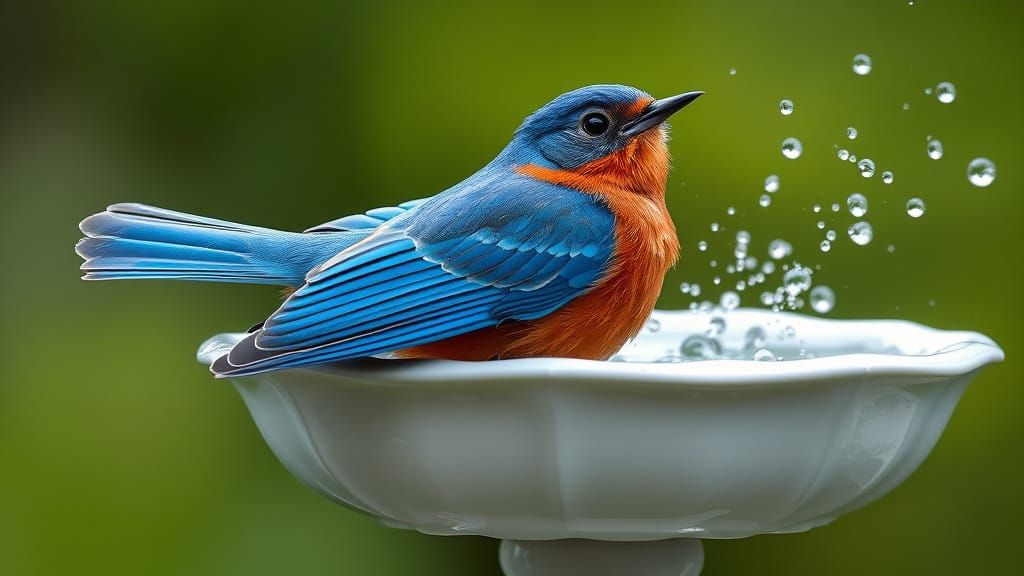 Eastern Bluebird in Vibrant Splendor