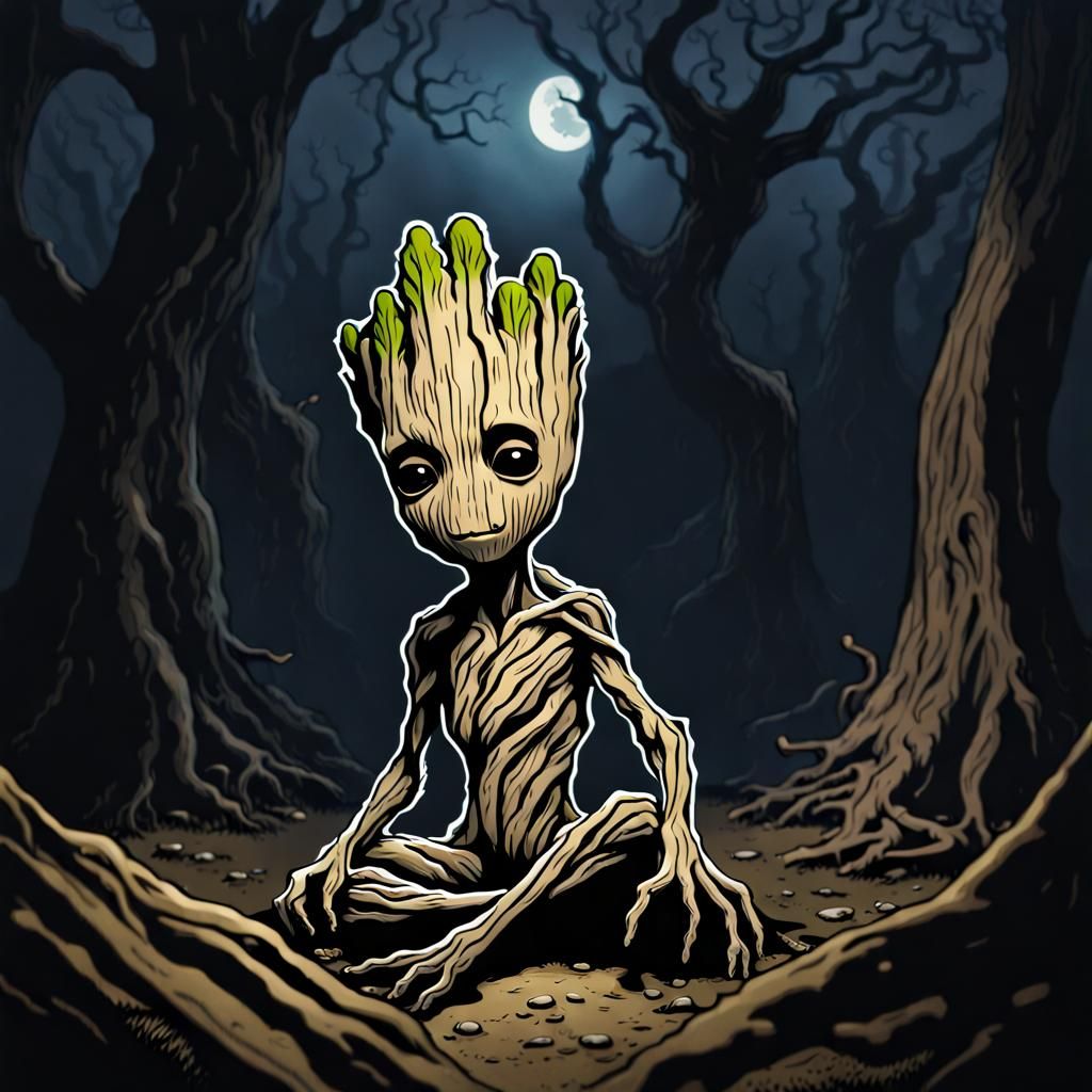 Eldritch baby groot