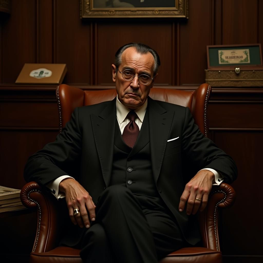 Vito Corleone in Italian Neorealism Style