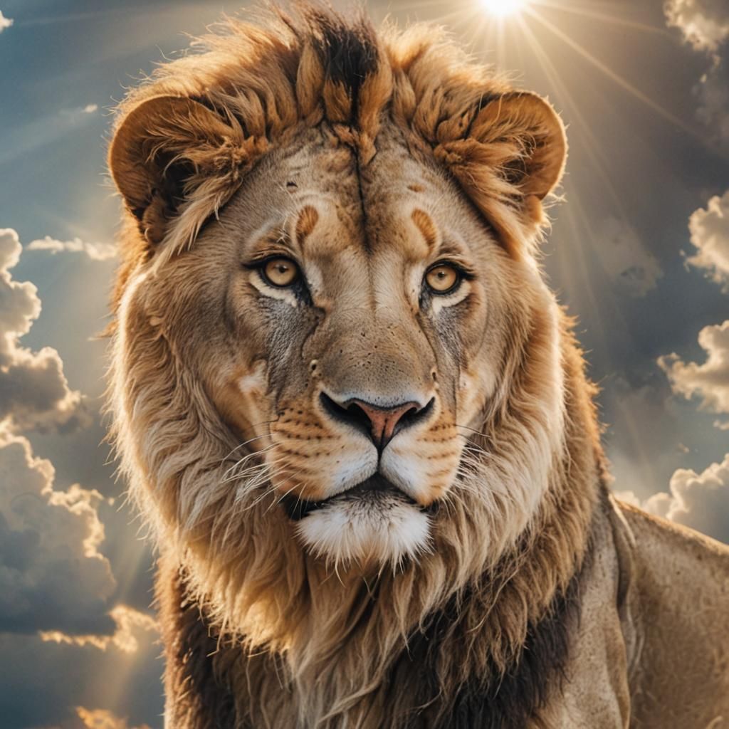 Lioness in Divine Light