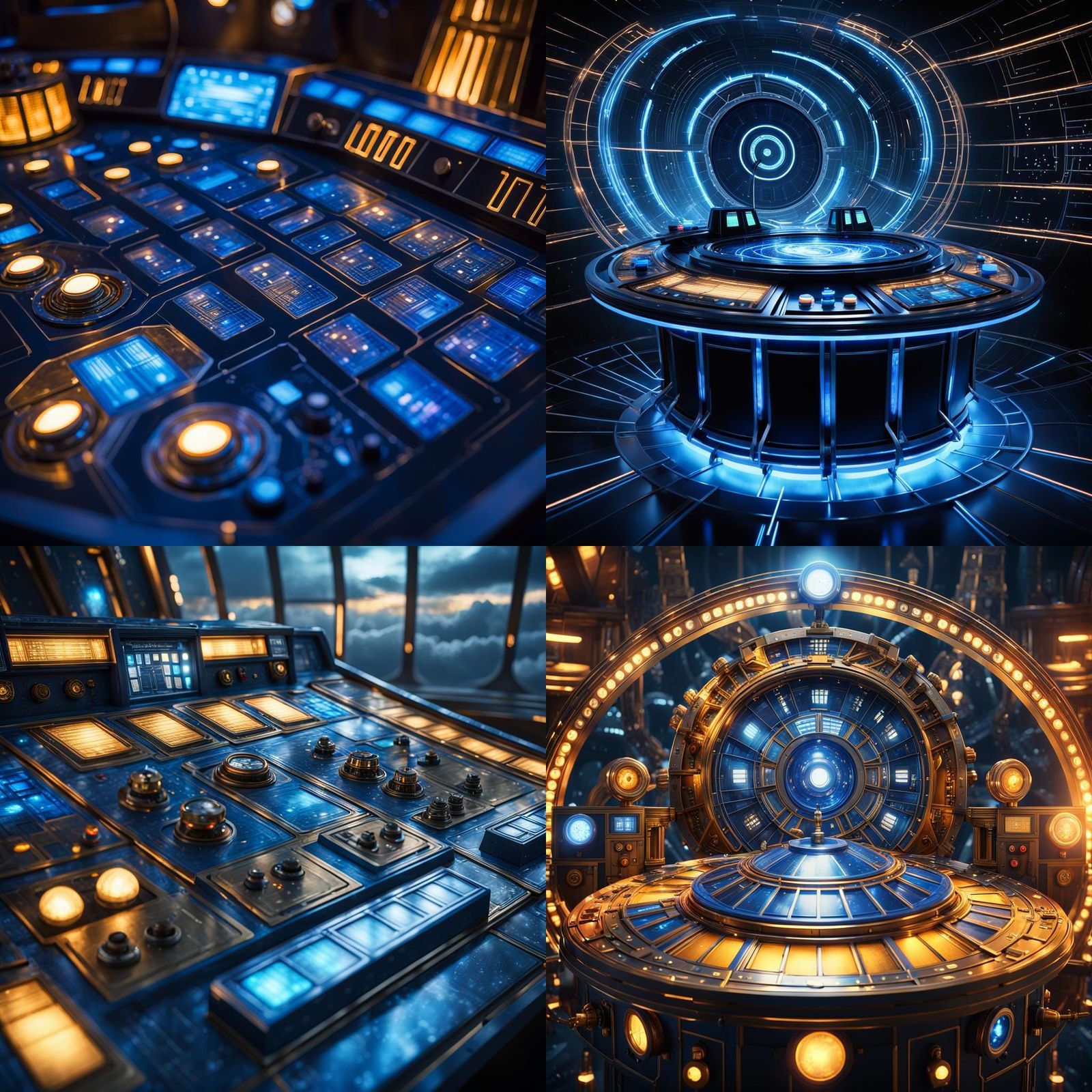 The TARDIS Console in Time and Space