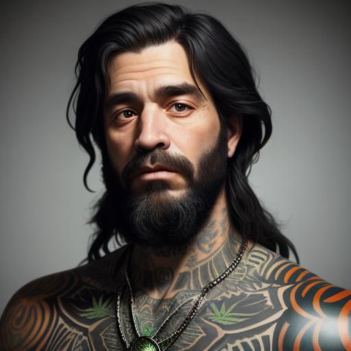 Stoner Figure Portrait in Professional Photography Style