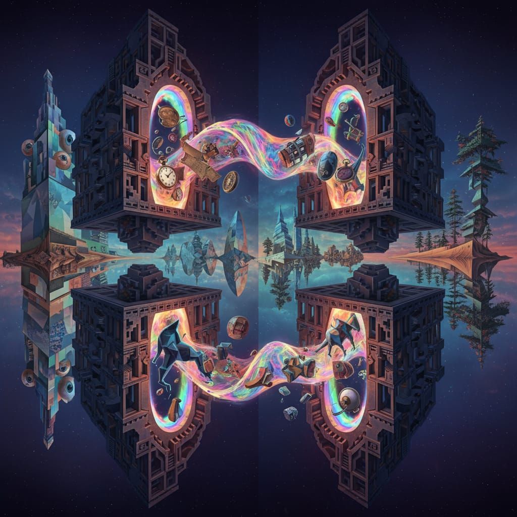 Surreal Gate System: Coexisting Realities Through Portals