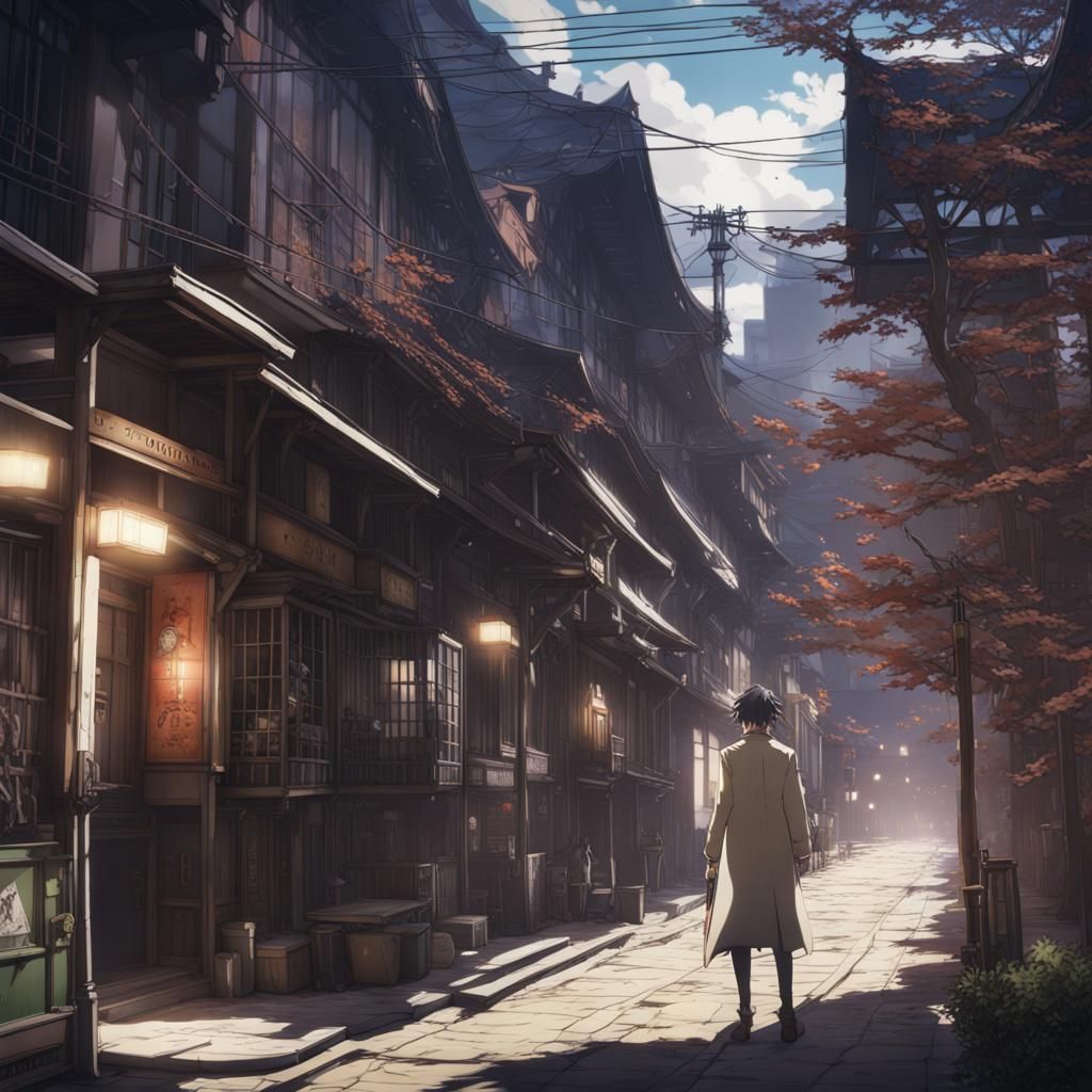 Edogawa Ranpo: Detailed Matte Painting