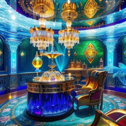 Steam Sewing Machine Clock Tower in Hyperrealism