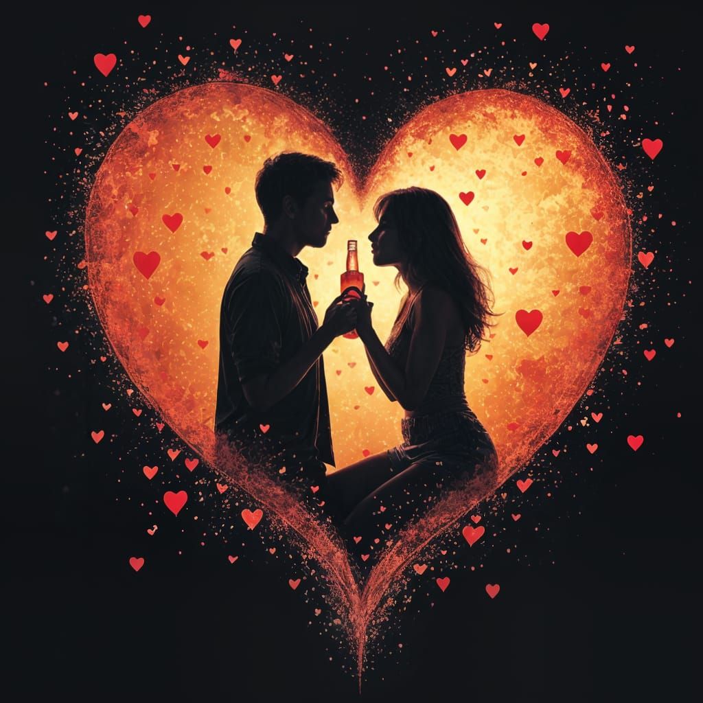 Love as a Dangerous Addiction: A Conceptual Image