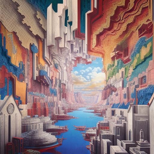 Kay Nielsen Style Illustrated Scene in 8k