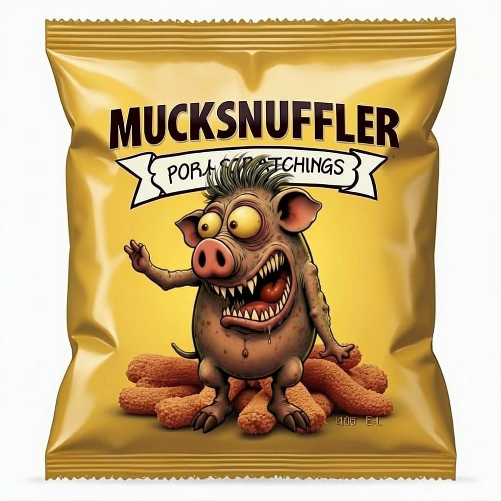 Pig Eating Snacks